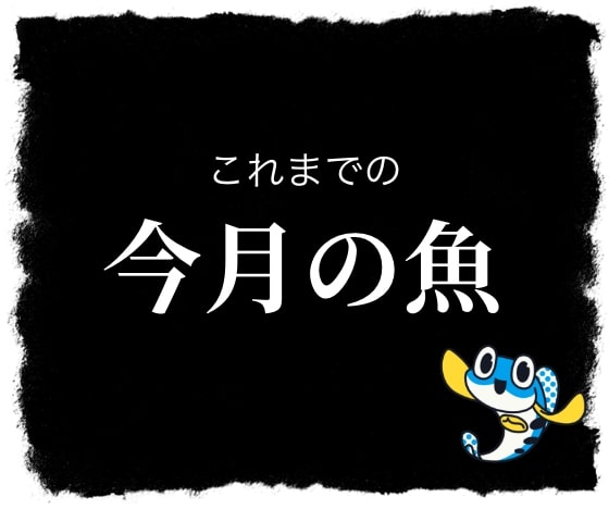 これまでの今月の魚
